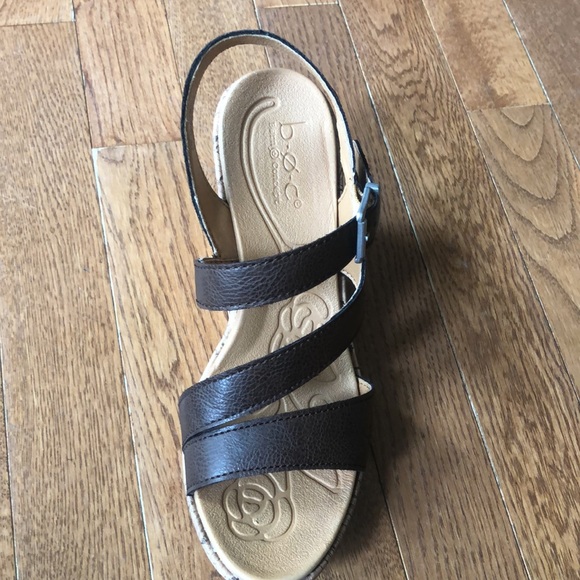 b.ø.c. Coffee Schirra Wedge Sandals - Picture 2 of 12